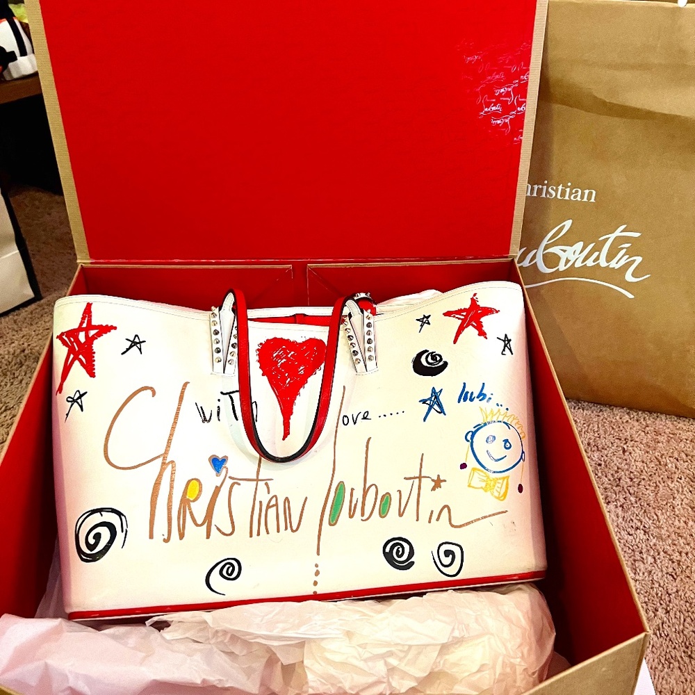 Christian Louboutin Cabata Tote in Grained Leather